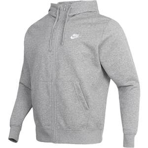 Nike official website flagship jacket women's spring and autumn new gray hooded sweatshirt women's sportswear BV2649
