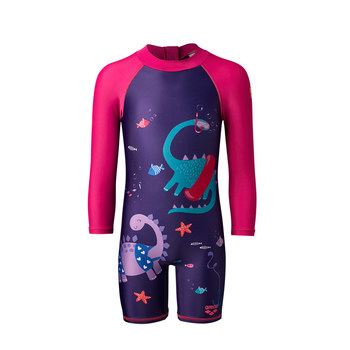arena long-sleeved sun protection one-piece swimsuit=