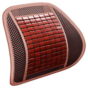 
Car lumbar cushion lumbar cushion lumbar cushion summer seat lumbar support bamboo piece breathable wooden bead lumbar support