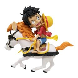 Ready Stock Straw Hat Luffy Riding Ornament Doll 20th Anniversary Christmas Limited Pvc Figure Classmate Gift