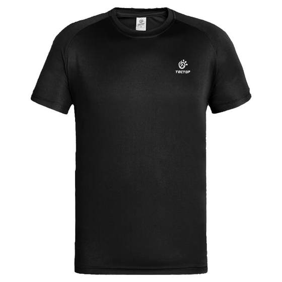 TECTOP explores summer outdoor casual quick drying T-shirts for men and women, round neck short sleeved breathable quick drying clothes, sports tops