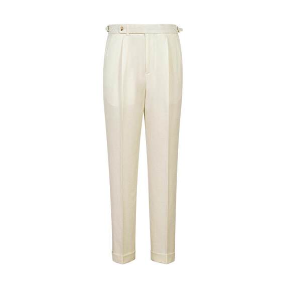 Cultum bubble gauze men's pants thin straight pants loose trousers, Naples spring and summer casual breathable