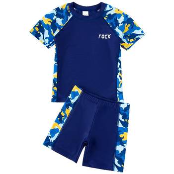 Yuke boy split sun protection quick-drying children's swimsuit