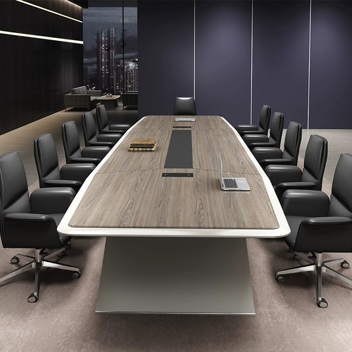 Большой конференц -конференц -стол длинный стол простые, современные легкие роскошные атмосферные прием длинный бар договоренно и комбинации стул