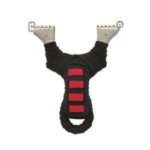 
Stainless steel fast pressing bow flat leather no-binding reversal flying tiger bow outdoor big power toy high precision professional slingshot stand