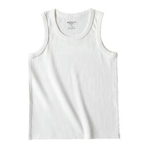 
NOFAITH heavyweight 380G threaded cloth vest men's summer vest pure cotton base sweatshirt fitness elastic sleeveless t