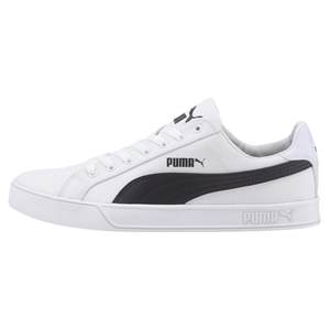 
PUMA canvas shoes Puma SMASH VULC small white shoes white blue black and white sports men and women shoes 365968