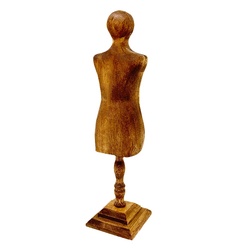 Zongchen Pet French Medieval Style Solid Wood Mold Pet Shop Clothing Display Mannequin Height 29cm Purely Handmade