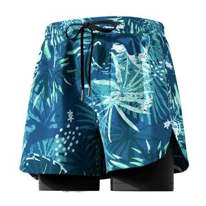 Swimming trunks men's 2025 new anti-embarrassing adult large size beach swimming trunks teenager swimwear equipment men's full set