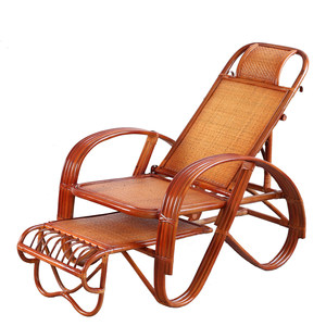 True vine chair balcony folding chair folding chair elder nap chair lazy casual vine editor high -back adjustment lunch break chair