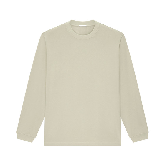 
nice rice good rice winter 300G solid color straight narrow ribbed cuffs men's long-sleeved T-shirt NHD02065