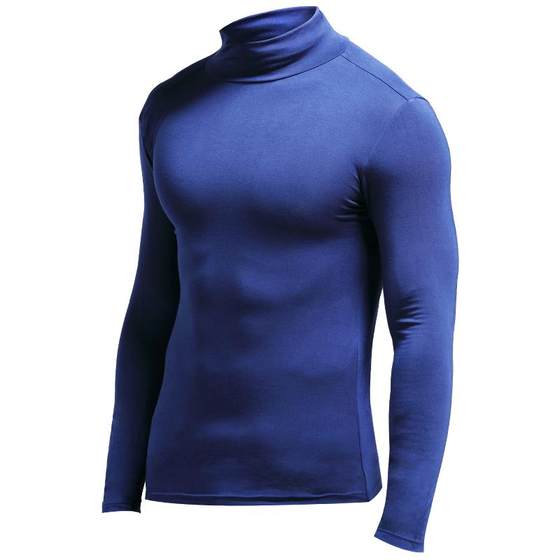 Modal Qiu Yi Men's Half -High -Hall -high Leading Hematology Bottom Bottom Shirt Single Single Single Perseverants Wear long -sleeved top clothes