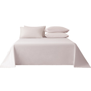 
Class A 100-count pure cotton bed sheet single piece Xinjiang cotton satin bed sheet quilt cover pure cotton four seasons solid color long-staple cotton bedding