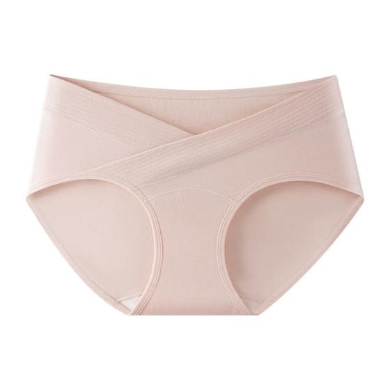 
Maternity underwear women's pure cotton 10A antibacterial cotton crotch briefs for early, middle and late pregnancy special low-waist belly support triangle shorts