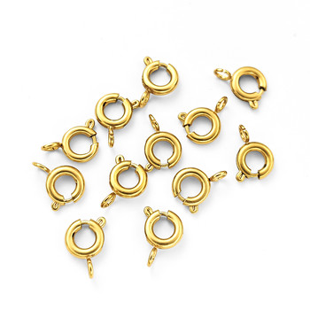 Titanium Steel Vacuum Gold Plated Spring Cuff Diy Bracelet Cuff