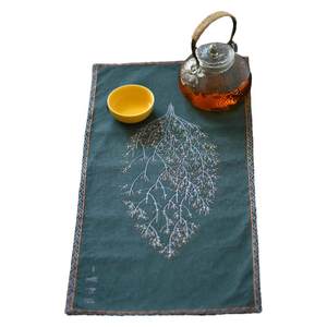 
Yiye Zhiqiu Handmade DIY tea mat placemat embroidery material bag linen cotton European embroidery material set