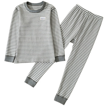 Children's pure cotton underwear set warm autumn clothes and autumn pants