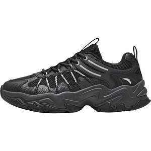 
ANTA Deer Trace丨Outdoor style retro casual shoes black women's shoes summer soft-soled hiking casual shoes sneakers