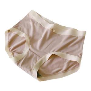 
Colorful underwear for women Modal traceless pure cotton inhibition women's elastic mid-waist high waist belly-closing large size fat mm shorts