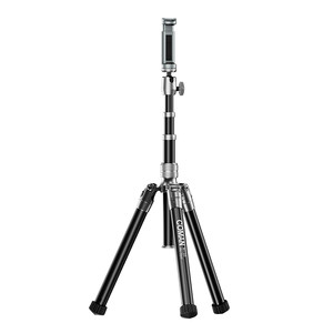 
Keman MT50 Mini Reverse Tripod Mobile Phone Camera MicroSLR Universal Photography Video Vlog Travel Video Shooting Ultra-light Portable Bracket Multi-function Outdoor Tripod Live Bracket