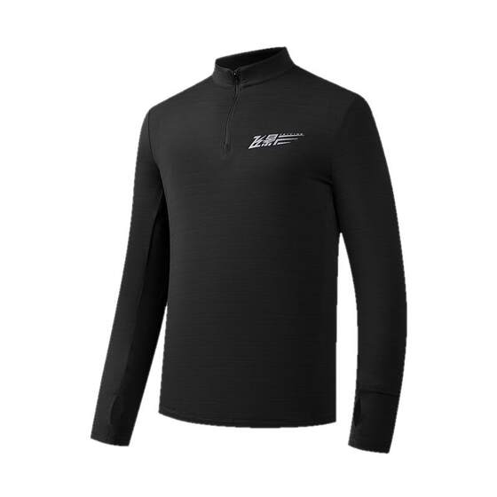 Jordan Feiying running quick-drying long-sleeved T-shirt men's 2026 spring new breathable fitness half-zip sweat-wicking