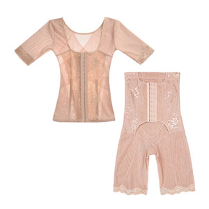 Ting Meiya's identity body enhanced version suit, abdomen, hip bouquet, waist, waist, large size female split body shaping jacket
