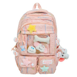 School bag for female junior high school students with good looks, Japanese style, versatile and cute