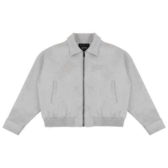 BLUESFLY American woolen jacket men's winter short coat silhouette lapel fitness sports leisure trendy brand