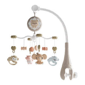 Newborn Bed Bell Baby Toys 0 to 3 months 6 Baby 1 -year -old Bell Rotating Music Cars Hanging
