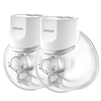 
Momcozy Breast Pump Hands-Free Fully Automatic Bilateral Electric Wearable Silent Portable Small Breast Bowl S12-V