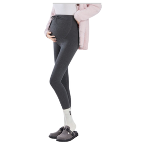 Pregnant women's leggings, spring and autumn outer wear, large size belly support, small people's belly, autumn and winter velvet thickened yoga pants