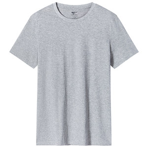 Septwolves men's pure cotton short-sleeved T-shirt underwear round neck vest summer thin bottoming old man's undershirt men's undershirt