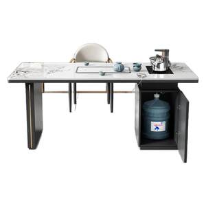 Light luxury simplicity Modern rock panel tea table and chair combination balcony kettle all -in -one
