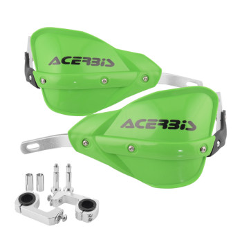 Off-road motorcycle handlebar modified windshield and anti-fall handguard