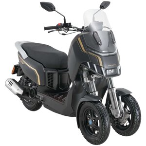 Announcement comes with the golden bucket style, the three rounds of exquisite shark S1-110 motorcycle electric vehicle with wiper can be licensed
