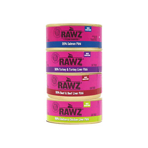 
Big Pineapple Pet Ross Rawz shredded pork staple food glue-free natural cat canned chicken turkey salmon