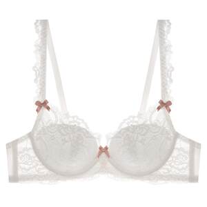
Lilymoda underwear women's small breasts gather summer thin large breasts show small pure desire lace white bra set