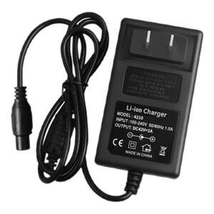 36V42V Budock Charger Three -hole plugs Balanced Lithium Battery Course commonly applicable to Alpha Long Yin
