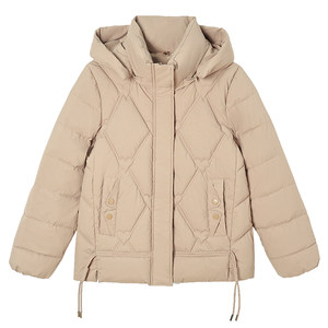 
Mom's winter down-padded jacket, short style, middle-aged and elderly women's cotton-padded jacket, large size slim-fitting and light-weight cotton-padded jacket