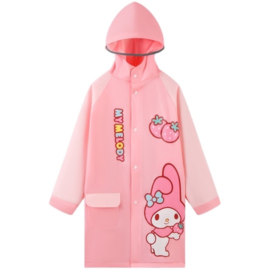 Kulomi Children's Raincoat Girls Boys Waterproof School Bag