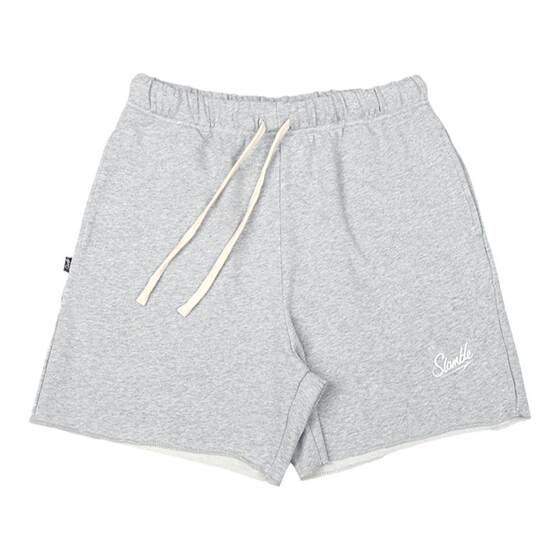 SLAMBLE summer new elastic fur circle shorts, men and women solid color versatile sports quarter pants thin pants tide