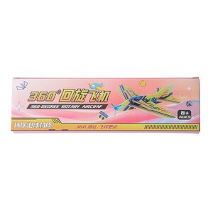 
Creative children's toy small gift model assembled magic swing airplane foam paper airplane ground push gift