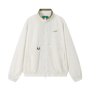 
Mr. Jiangnan NewJNXS American retro breathable stand-up collar contrasting splicing jacket spring and autumn loose jacket for men and women