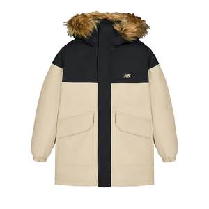 
New Balance NB official new couple water-resistant warm duck down mid-length down jacket AMJ53371