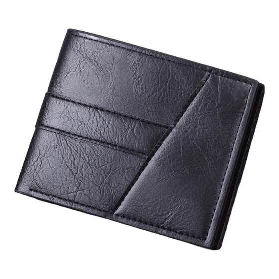 
Wallet men's youth short multi-function card holder college student simple card holder one-piece foldable men's large capacity