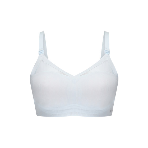 
Spring Xilin transparent nursing bra for pregnant women, moisture-absorbing, quick-drying, traceless antibacterial, postpartum breastfeeding anti-sagging bra