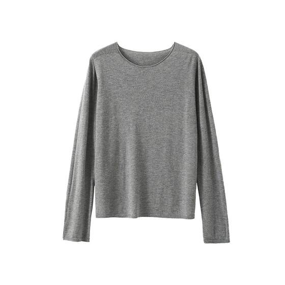 
[Sannuan Series] Wool Cashmere Blended One-Neck Seamless One-piece Bottoming Sweater Pullover Sweater for Women Winter