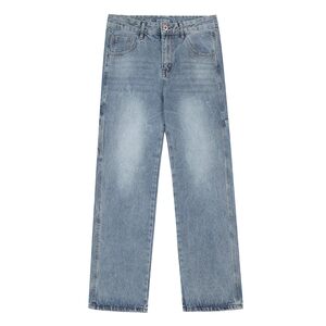 Victoria's Dreaming Jeans Men 2024 New Autumn Retro Tide Sports Pants Loose Leisure Straight Tube Pants
