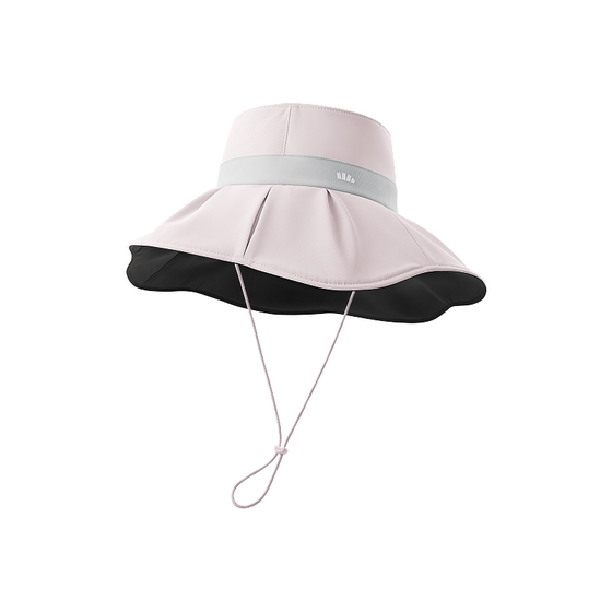 Seashell Fisherman's Hat Velvet Vinyl Sunscreen Large Hat Women's Outdoor UV Sun Protection Sun Hat
