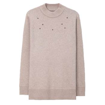 All-in-one velvet top for middle-aged and elderly people, plus velvet sweater, western style